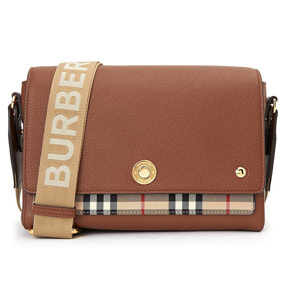Burberry Check Note Crossbody Shoulder Bag MD